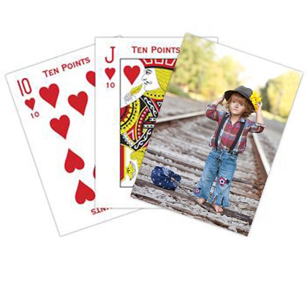 Create photo personalized Canasta playing cards and own your own custom card game