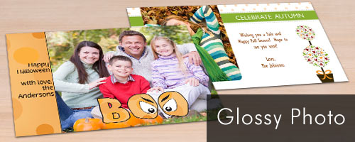 Glossy Photo Cards for any occasion