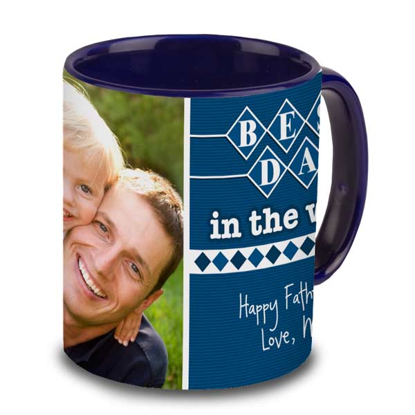 Create a custom mug or stein for Dad to make him smile everyday
