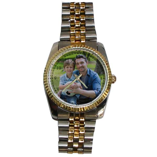 Print a photo on a watch for Dad