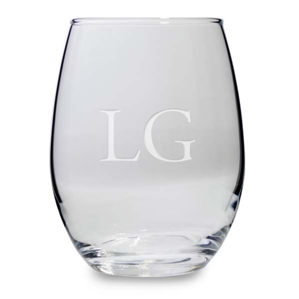 Large stemless wine glass holds 21 ounces