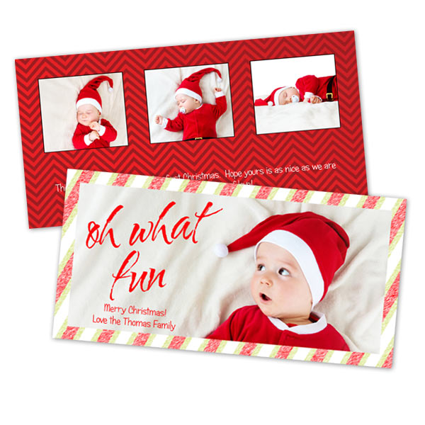 New double sided greeting cards for your Holiday Cards are sure to be loved by all.