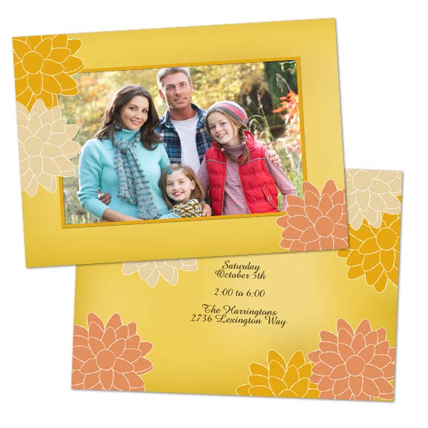 Create a two sided Holiday card to share with your family this Christmas or Hanukkah