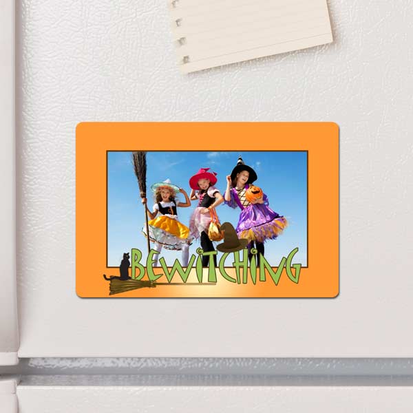 Use a magnet to add your favorite photos to your refrigerator