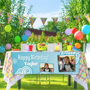 Add color and character to your party with our custom photo party banner.