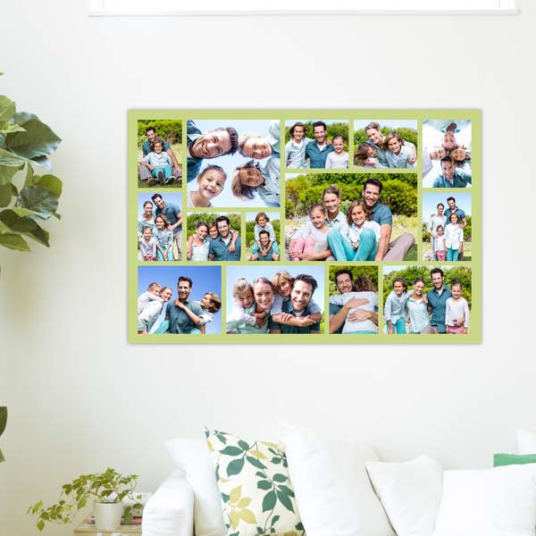 Display a series of cherished memories together to make your own collage poster.