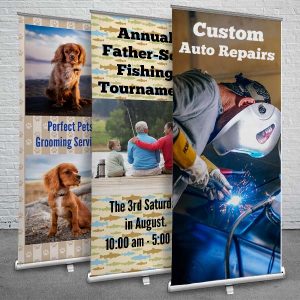 Create a custom retractable banner for your business or event