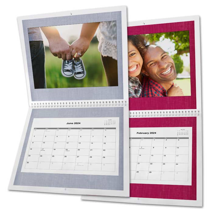 Create a beautiful calendar using your own photos with MyPix2 2024 Picture Calendars