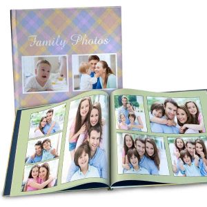 Personalized 12x12 Photo Cover Book with custom pages and pictures