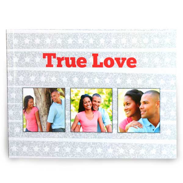 Create your own 5x7 photo book with custom glossy cover