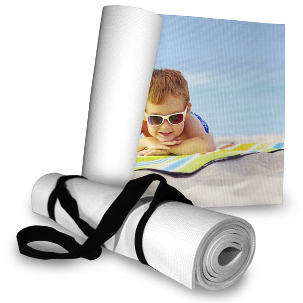 Create your own beach mat that easily rolls up and includes a carry strap