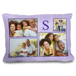 Create a custom couch pillow with pictures and text and add color to your home