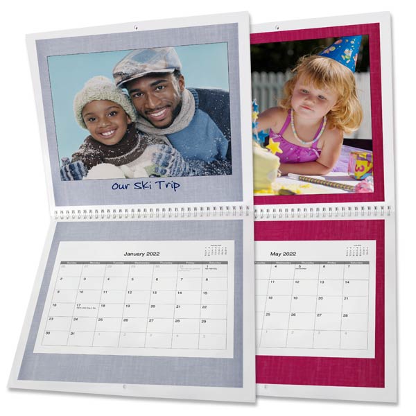Create a beautiful calendar using your own photos with MyPix2 2022 Picture Calendars