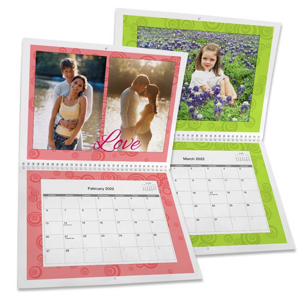 Create a beautiful calendar using your own photos with MyPix2 2022 Picture Calendars