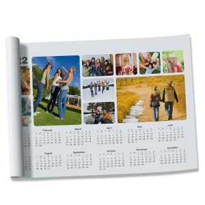 Fill your wall with a year at a glance using a 12x18 Calendar poster