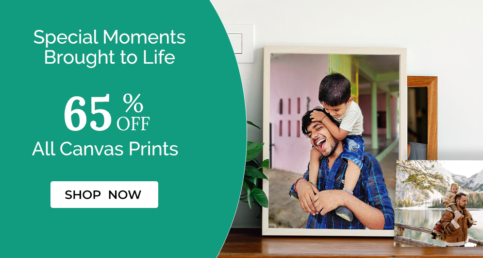 Order a Canvas for dad and display your best photos on your walls.